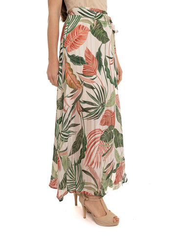 Gonna lunga Beige-verde Guess Donna