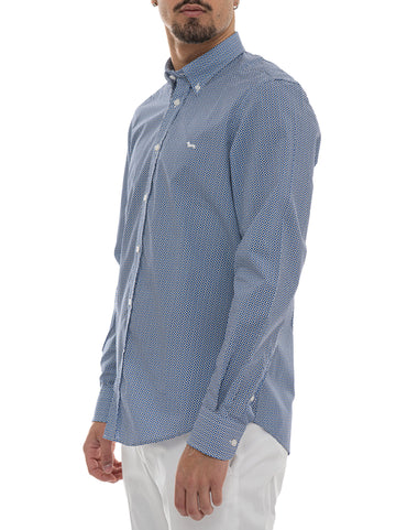 Camicia casual CRQ026 Azzurro Harmont & Blaine Uomo