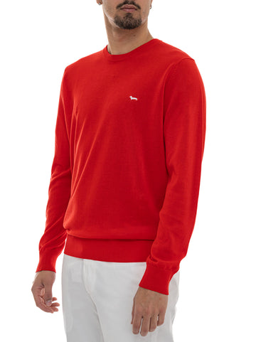 Pullover girocollo HRQ770 Rosso Harmont & Blaine Uomo