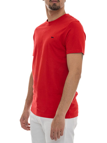 T-shirt girocollo INQ001 Rosso Harmont & Blaine Uomo