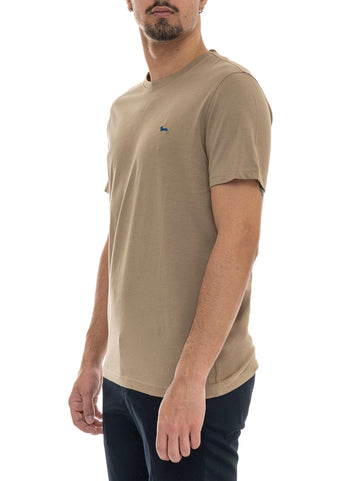 T-shirt girocollo INQ001 Beige Harmont & Blaine Uomo