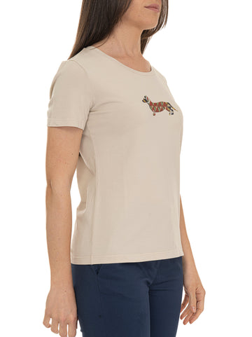 T-shirt mezza manica Beige Harmont & Blaine Donna