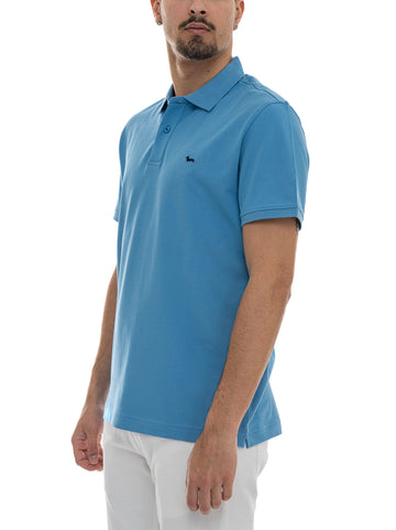 Polo manica corta LRQ033 Denim Harmont & Blaine Uomo
