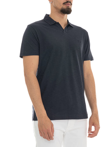 Polo manica corta LRQ480 Blu Harmont & Blaine Uomo