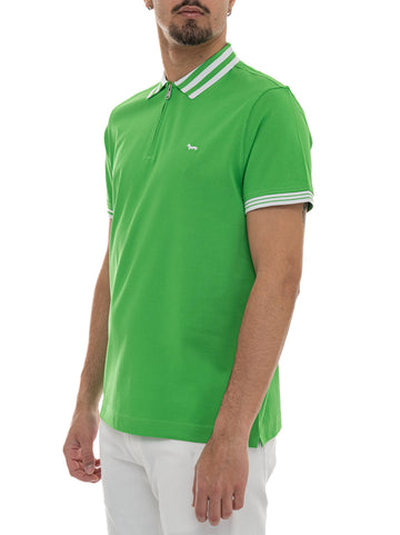 Polo manica corta LRQ491 Verde Harmont & Blaine Uomo