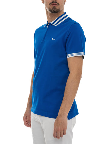 Polo manica corta LRQ491 Bluette Harmont & Blaine Uomo