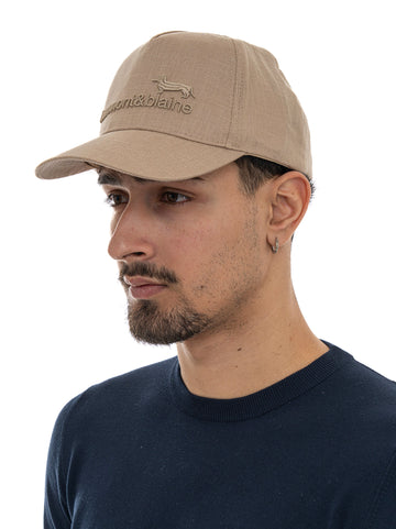 Cappello con visiera N0Q102 Beige Harmont & Blaine Uomo