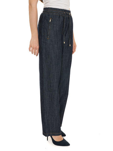 Harmont & Blaine Women's Dark Denim Trousers