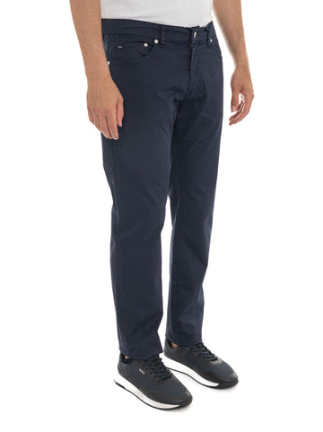 Pantalone 5 tasche WNQ001 Blu Harmont & Blaine Uomo