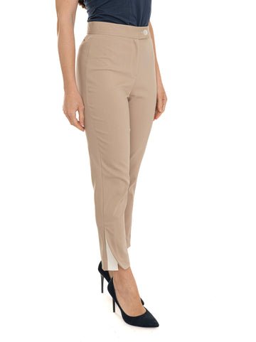 Harmont & Blaine Women's Beige Trousers