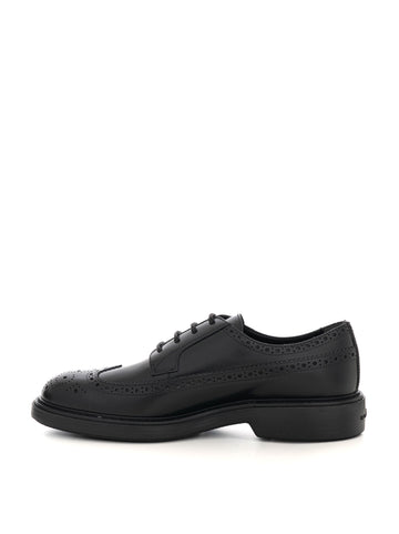 Scarpa classica derby con lacci Nero Hogan Uomo