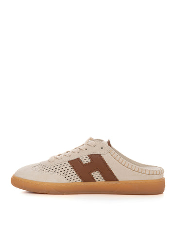 Sabot in pelle Cool Beige Hogan Donna