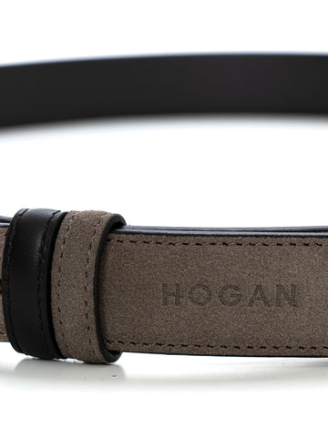 Cintura in pelle Beige Hogan Uomo