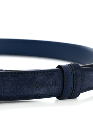 Cintura in pelle Blu Hogan Uomo