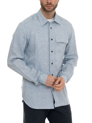 Camicia casual Celeste Kiton Uomo