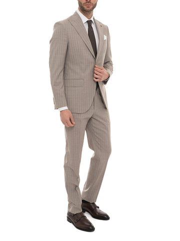 Giacca 2 bottoni Beige La Torre Uomo