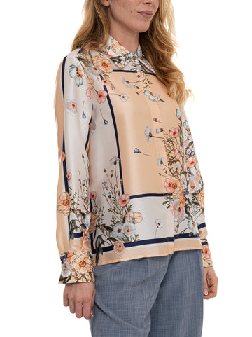 Camicia da donna Bianco-beige-blu Liu Jo Donna