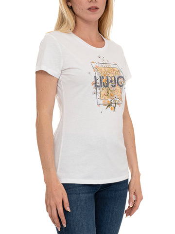 T-shirt Bianco Liu Jo Donna