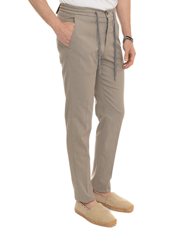 Pantalone modello jogger CARACCIOLO Fango Marco Pescarolo Uomo