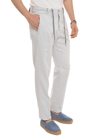 Pantalone modello jogger MANU Ghiaccio Marco Pescarolo Uomo