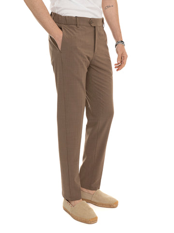 Pantalone modello chino STRIKE Cammello Marco Pescarolo Uomo