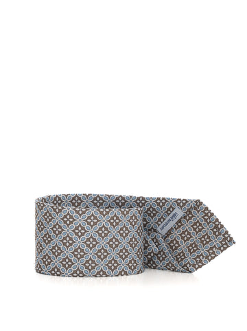 Cravatte Beige-celeste Napoleone Barba Uomo