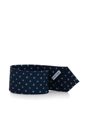 Cravatte Blu-bianco Napoleone Barba Uomo
