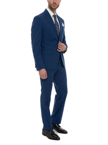 Abito da uomo 2 bottoni Blu medio Paoloni Uomo