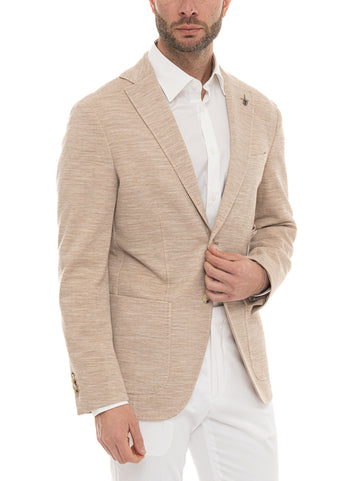 Giacca sfoderata decostruita G927 Beige Paoloni Uomo