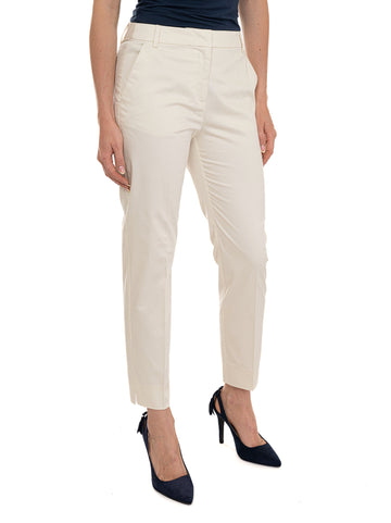 Pantalone classico PBBBRAVO Avorio Pennyblack Donna