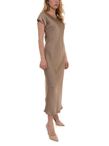 Abito lungo PBPEFFETTO Oro Pennyblack Donna