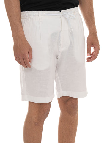 Bermuda Bianco Quality First Uomo
