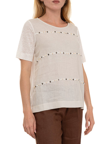 T-shirt mezza manica Avena Quality First Donna