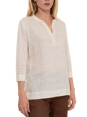 Maglia collo a V Avena Quality First Donna