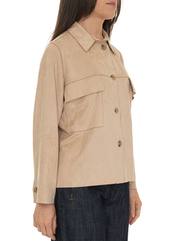 Camicia morbida da donna Nocciola Quality First Donna