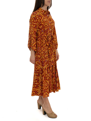 Red-yellow Dress Quality First Women's