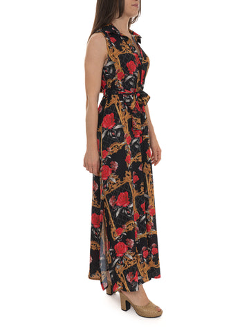 Women's Black and Red Dress Quality First Women