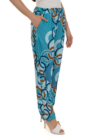 Light Blue Trousers Quality First Women