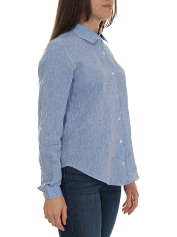 Camicia Azzurro Vincenzo De Lauziers Donna