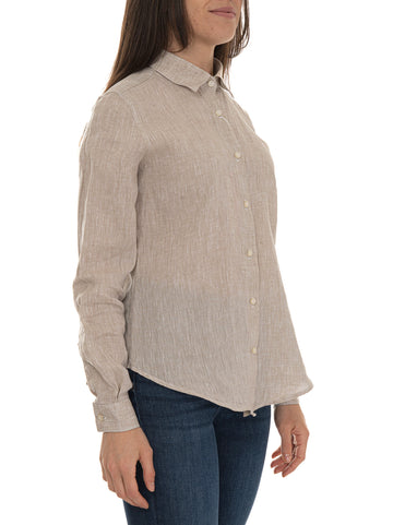 Camicia Beige Vincenzo De Lauziers Donna