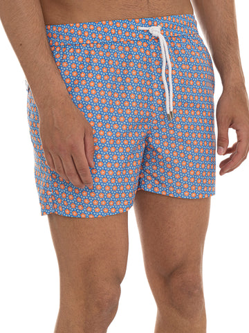 Boxer mare Azzurro-arancio Vincenzo De Lauziers Uomo