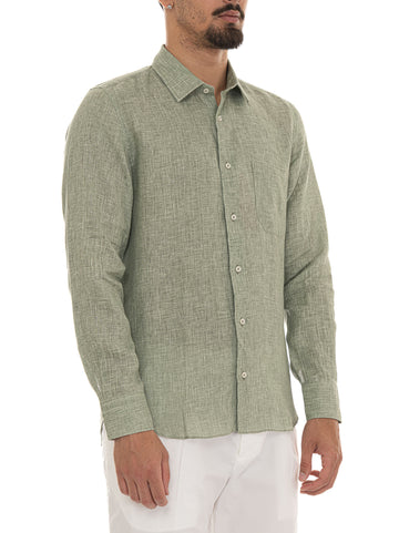 Camicia Verde militare Vincenzo De Lauziers Uomo