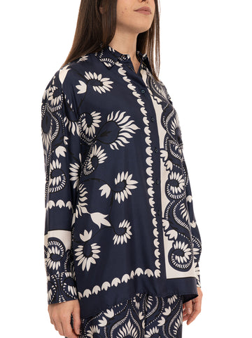 Camicia Blu-bianco Weekend Max Mara Donna