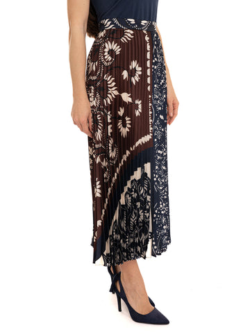 Gonne Blu-bianco-marrone Weekend Max Mara Donna