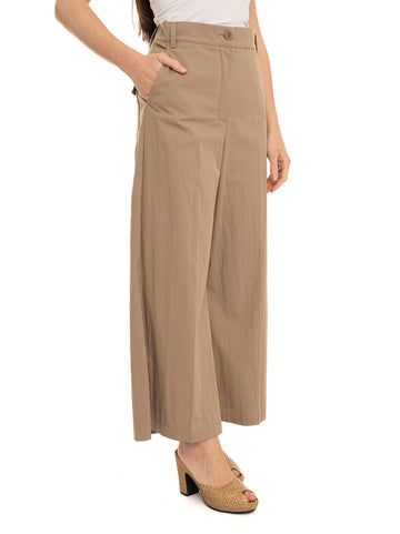 Pantalone cropped WKDRONCO Beige Weekend Max Mara Donna