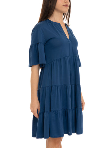 Abito con balze WKDSAGGINA Bluette Weekend Max Mara Donna