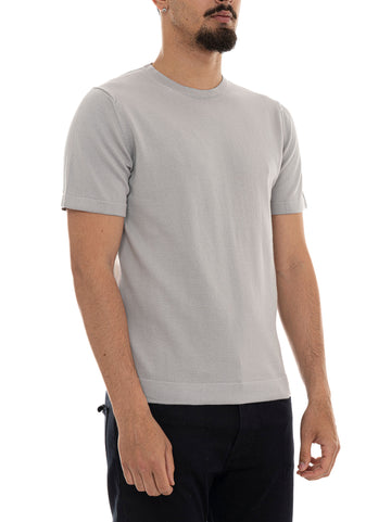 Maglia girocollo Grigio chiaro Woolrich Uomo
