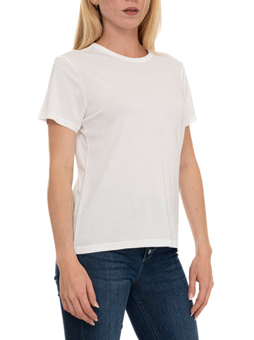 T-shirt Bianco Woolrich Donna