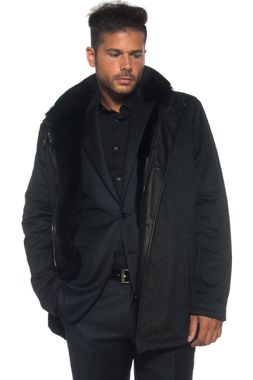 Gray-black jacket Latini Man