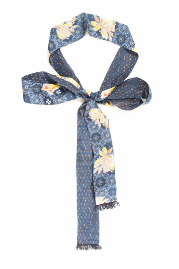Silk scarf Blue Pennyblack Woman